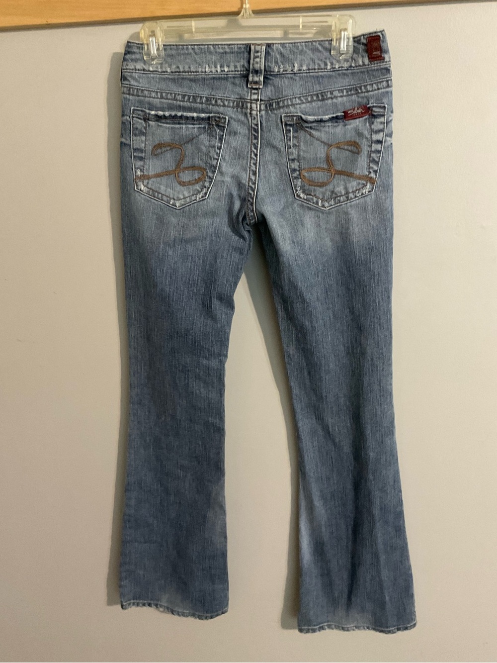 Vtg Y2K Silver Jeans Women's Boot Cut Lower Rise Jeans 28x33